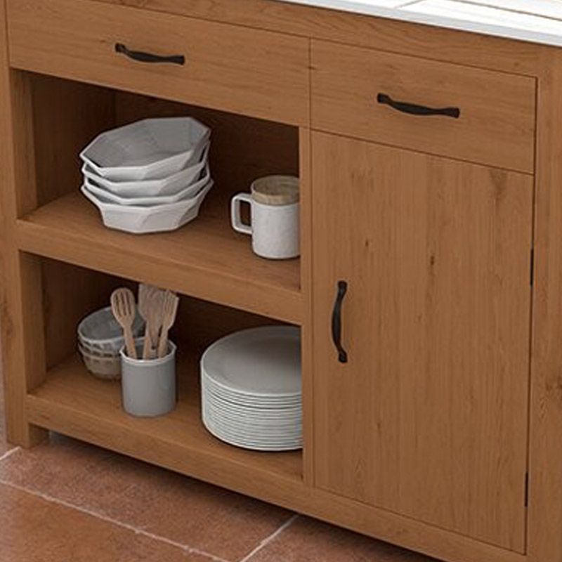 Modern Kitchen Island Table Dining Room Prep Table with Casters