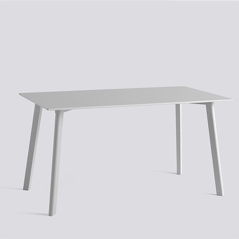 Modern Solid Wood Dinette Table Rectangle Home Desk 4 Legs Dining Table