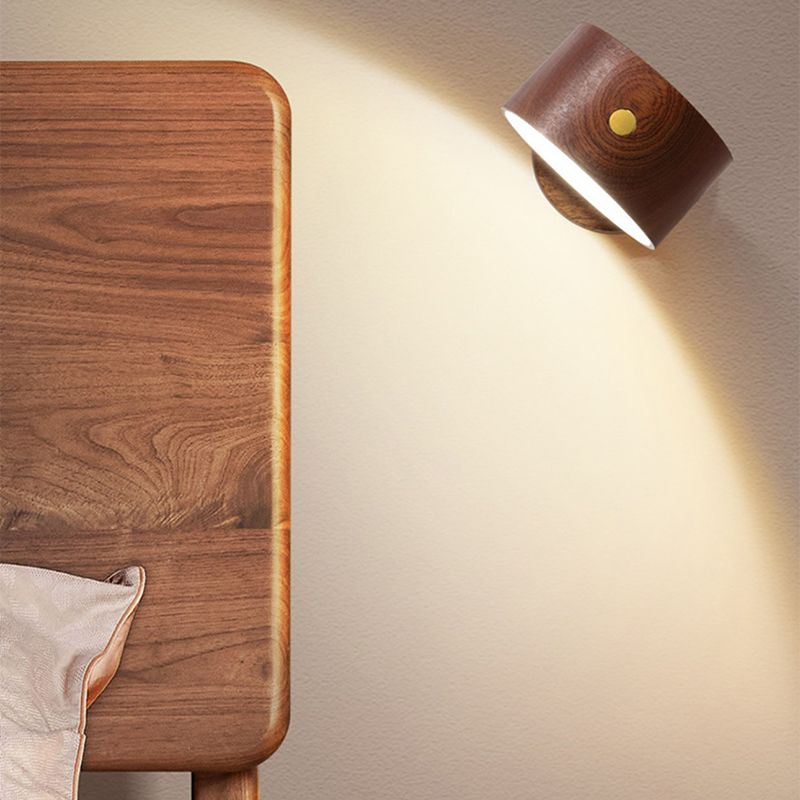 Modern Style Sconce Light Fixtures Wooden Wall Sconce Lighting for Bedroom