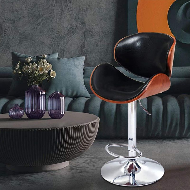 Industrial Liftable Bar-stool Metal Counter Bar Stool with Metal Legs for Kitchen