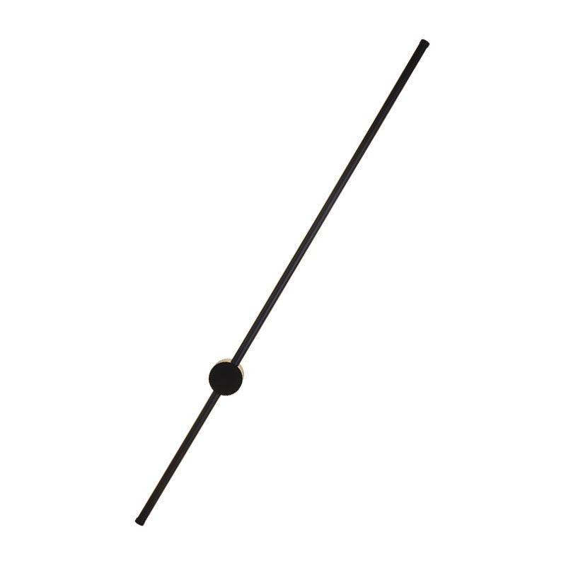 Minimalistische Metallwandleuchte gerade 1 leichte LED -Wandleuchten für Schlafzimmer