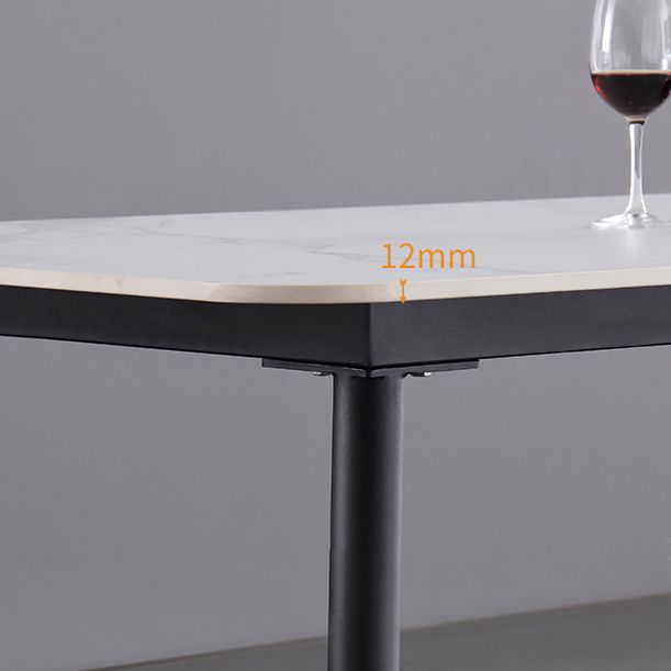 Sintered Stone Home Dining Table Industrial Dining Room Table