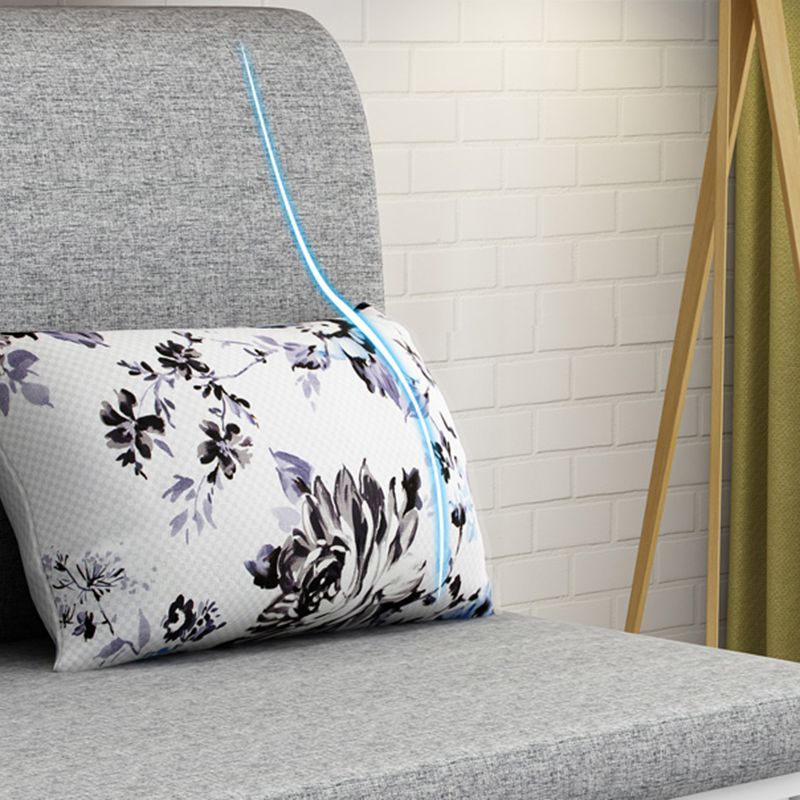 Armless Cotton Blend Contemporary Convertible Bed Sofa Couch