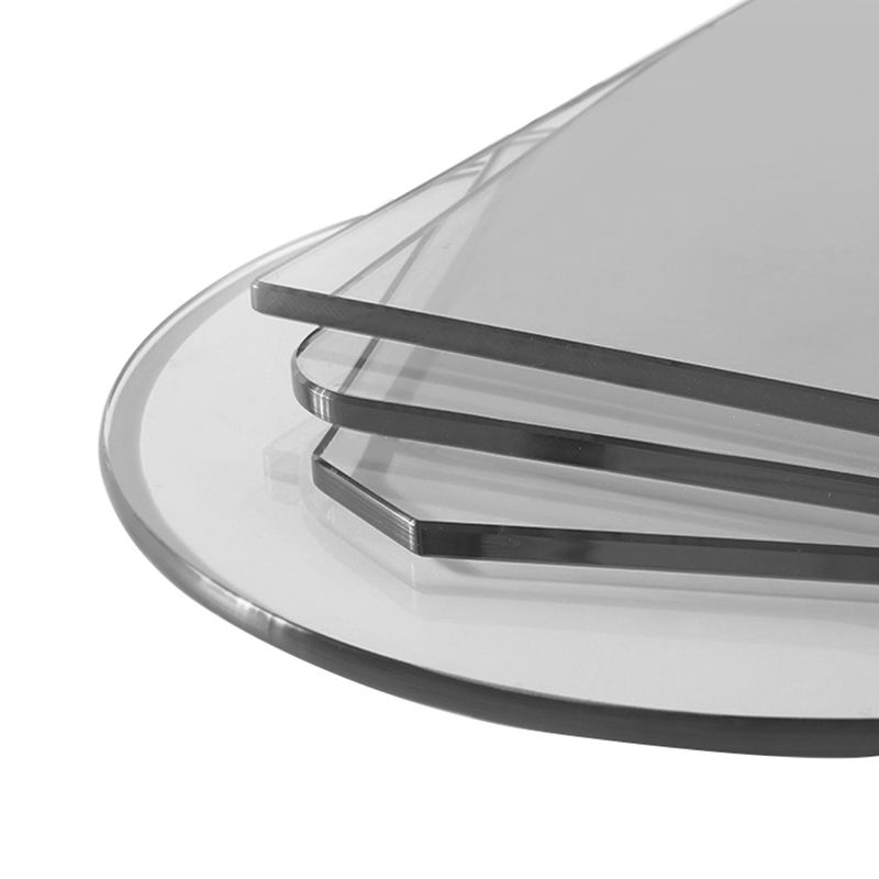 Contemporary Dining Table Round Tempered Glass Top Dinner Table for Home Kitchen Dinner