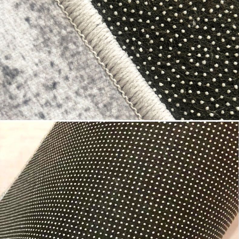 Blue Tone Modern Indoor Rug Polyester Expressionism Print Carpet Easy Care Rug for Home Decoration