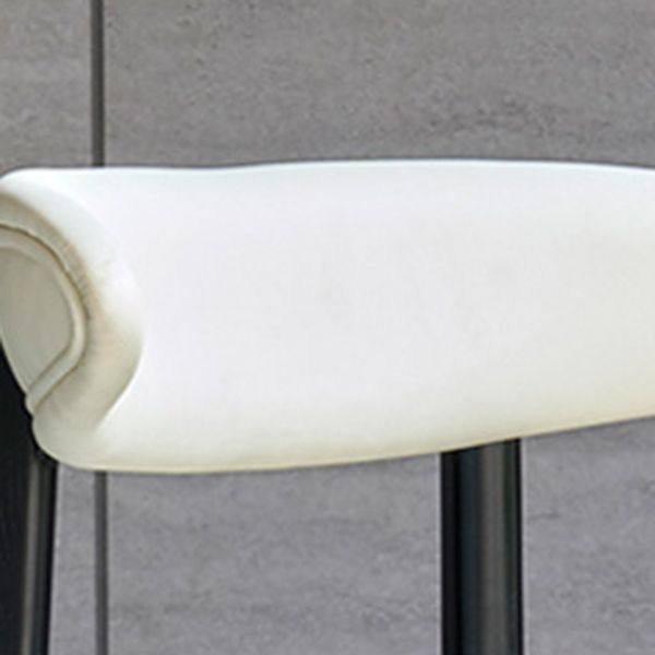 Chaise latérale en bois de finition mate de style moderne, chaise latérale à dossier ouvert pour salle à manger