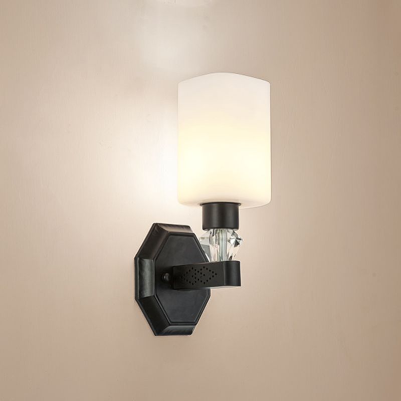 Cylinderical Wall Sconce Nordic Minimalist Style Iron Sconce Wall Light