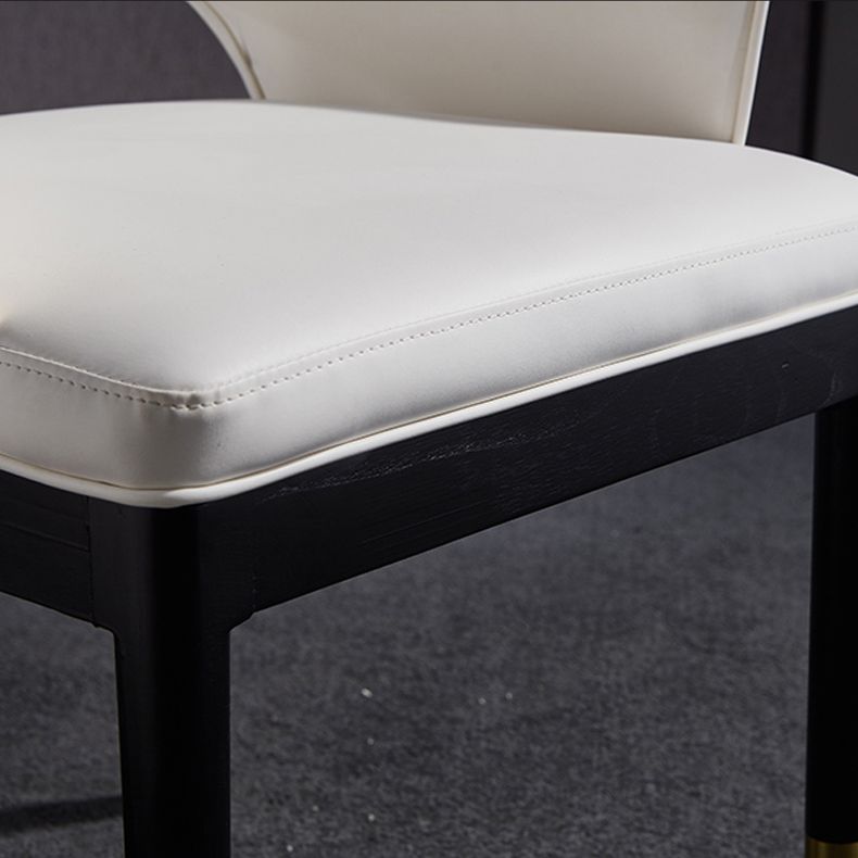 Sillas de comedor de madera Glam, sillones de comedor de cuero para uso en restaurantes