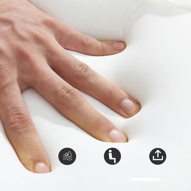 Faux leather Sofa Bed Square Arm Sleeper Sofa, 32.28" Wide in Blu