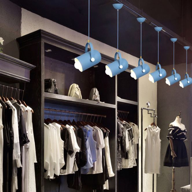 Modern Macron Pendant Light Metal 1 Head Pendant Lighting for Study Room Bedroom