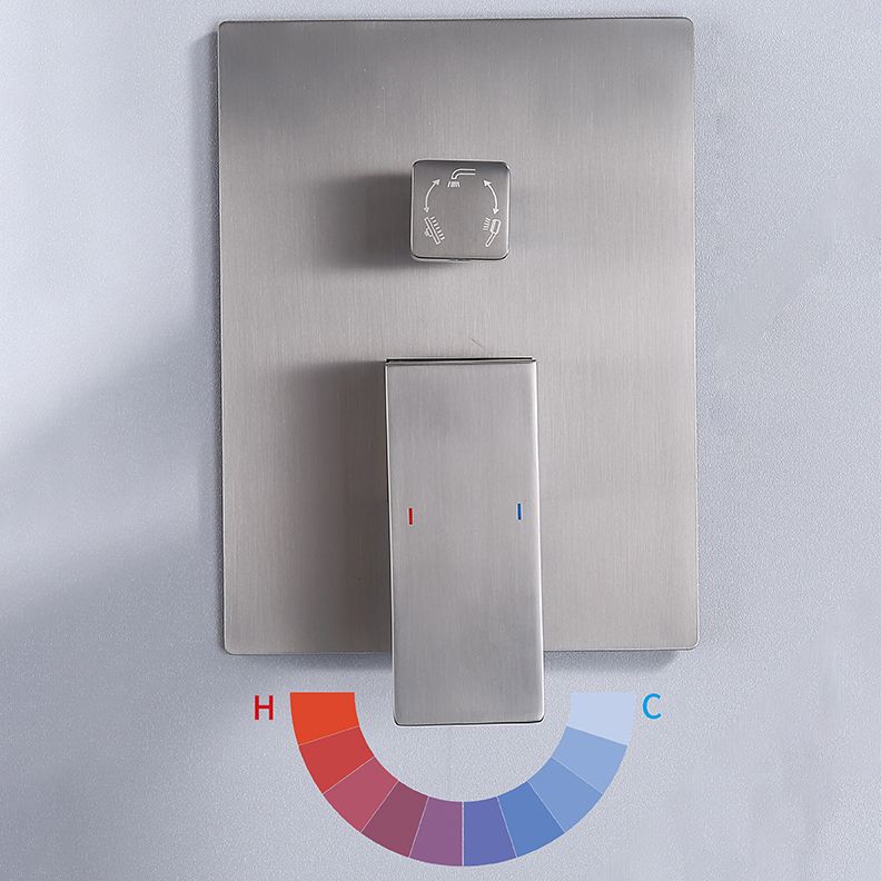 Shower System Massage Jet Lever Handheld Shower Head Shower Combo