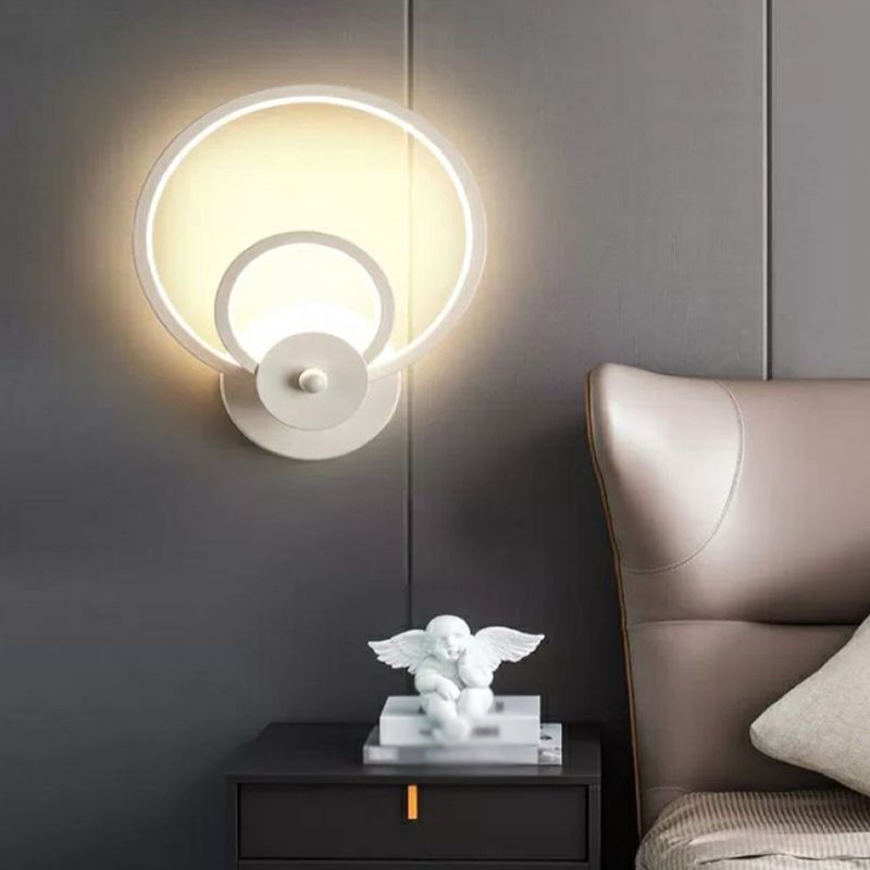 Accesorio de iluminación de pared geométrica de estilo nórdico LLUACIÓN MUNTA MONTAJE DEL ALMENTO DEL DORMITOR METAL