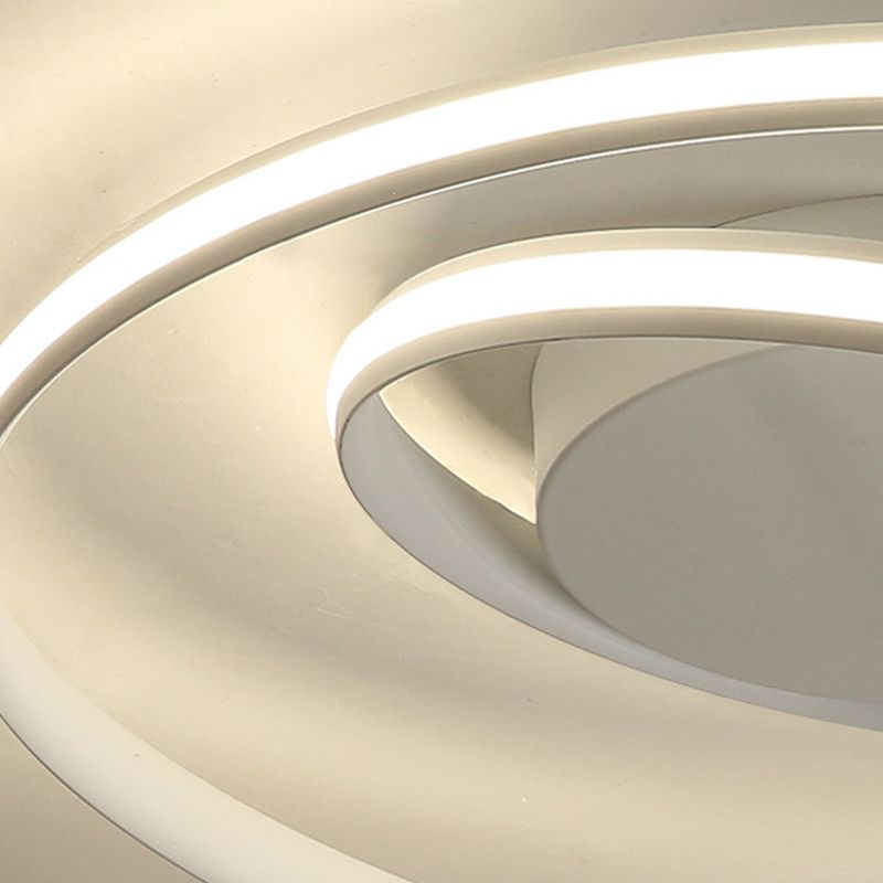 Plafonnier Cercle Simplicité Métal LED Près du Plafonnier