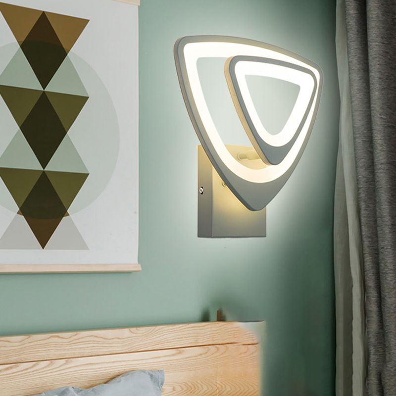 Contemporary Style Geometric Wall Lighting Ideas Metal 2 Lights Wall Lamps