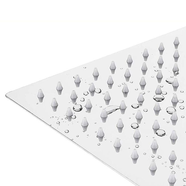 Modern Square Showerhead Wall-Mount Standard Spray Fixed Shower Head