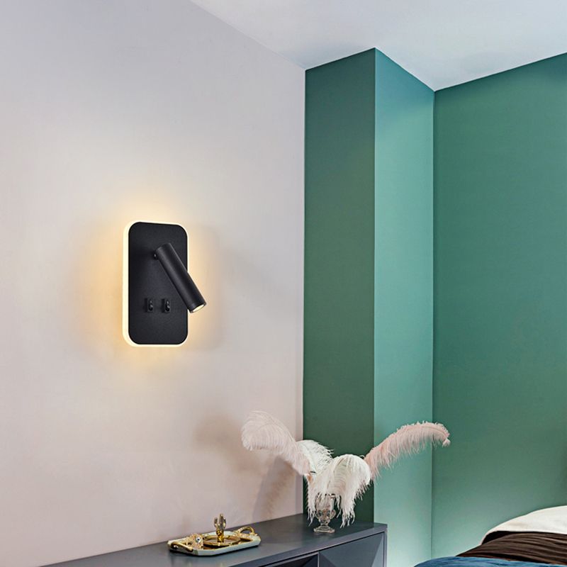 Moderne minimalistische stijl muurlampjes SCONCES Metal 2 lichten SCONCE -lichten voor slaapkamer