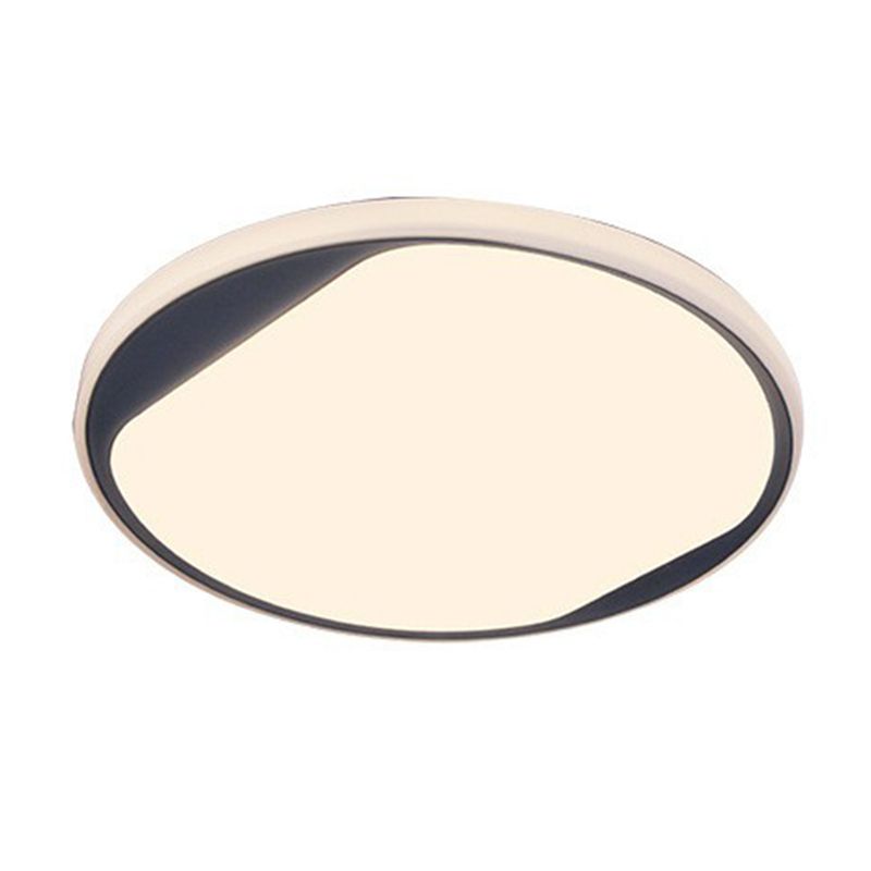 Rond salon LED encastré acrylique moderne encastré plafonnier