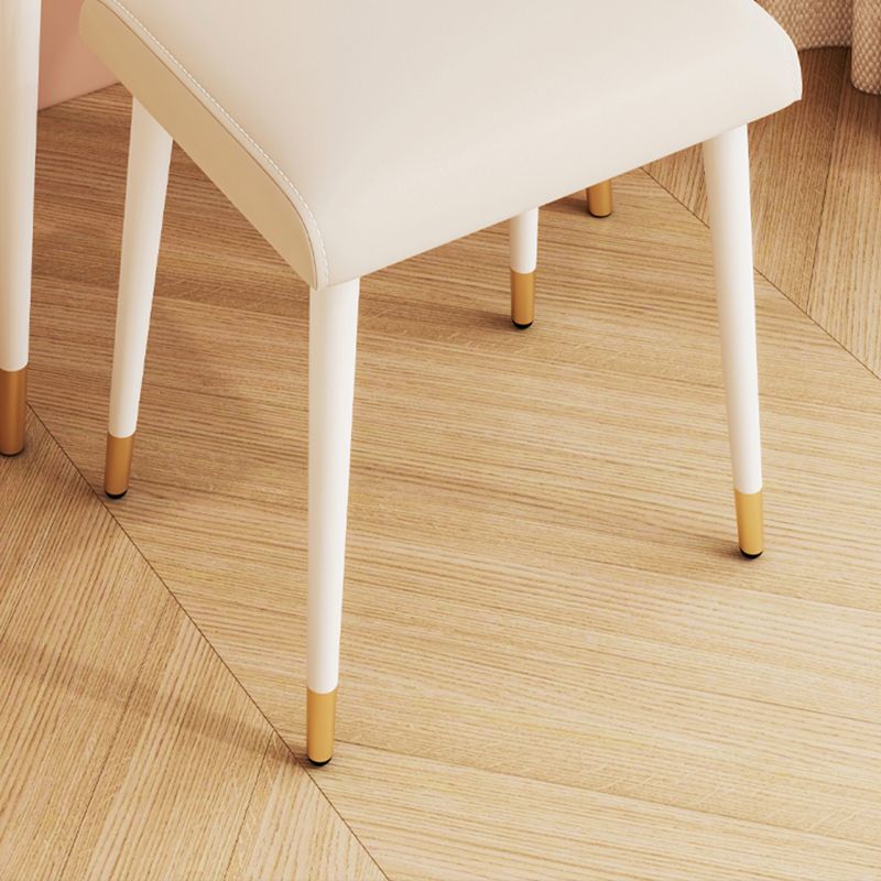 15" Wide Contemporary Make-up Vanity Wooden White Dressing Table