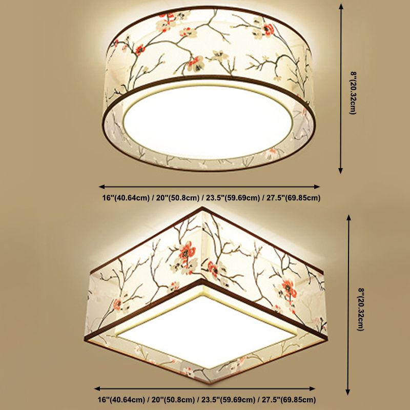4 taille optionnel encastré plafonnier encastré moyen tissu encastré luminaire