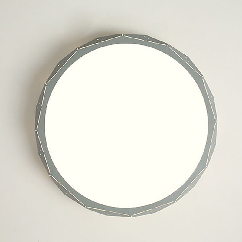 Minimalistische LED flush mount plafond Licht creatieve kleurrijke plafond lamp met acryl schaduw