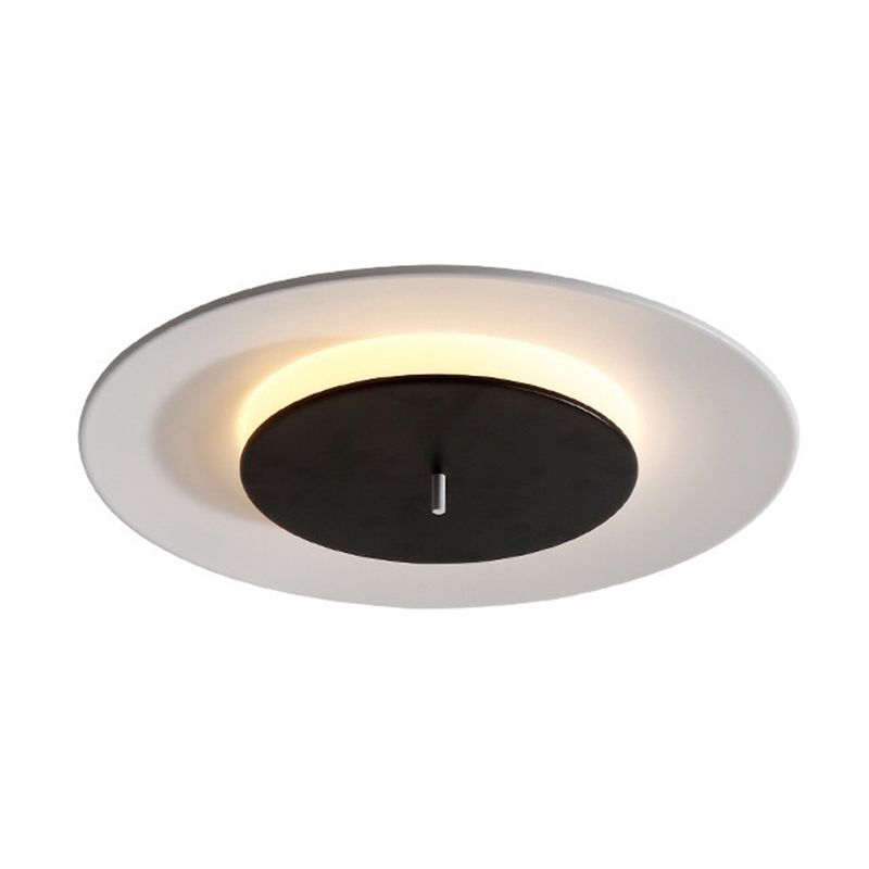Macaroon UFO Flush Ceiling Light Fixture Creative LED Flush Ceiling Lights for Bedroom