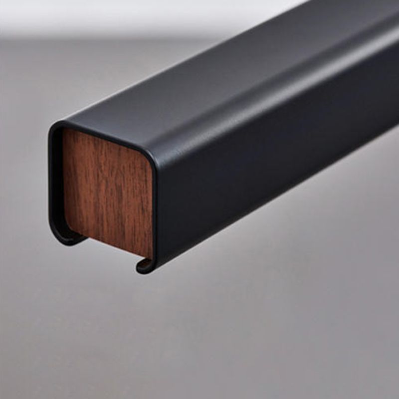 Luces de isla lineal de estilo simple lámparas colgantes de led de restaurante de 1 luces con sombra acrílica