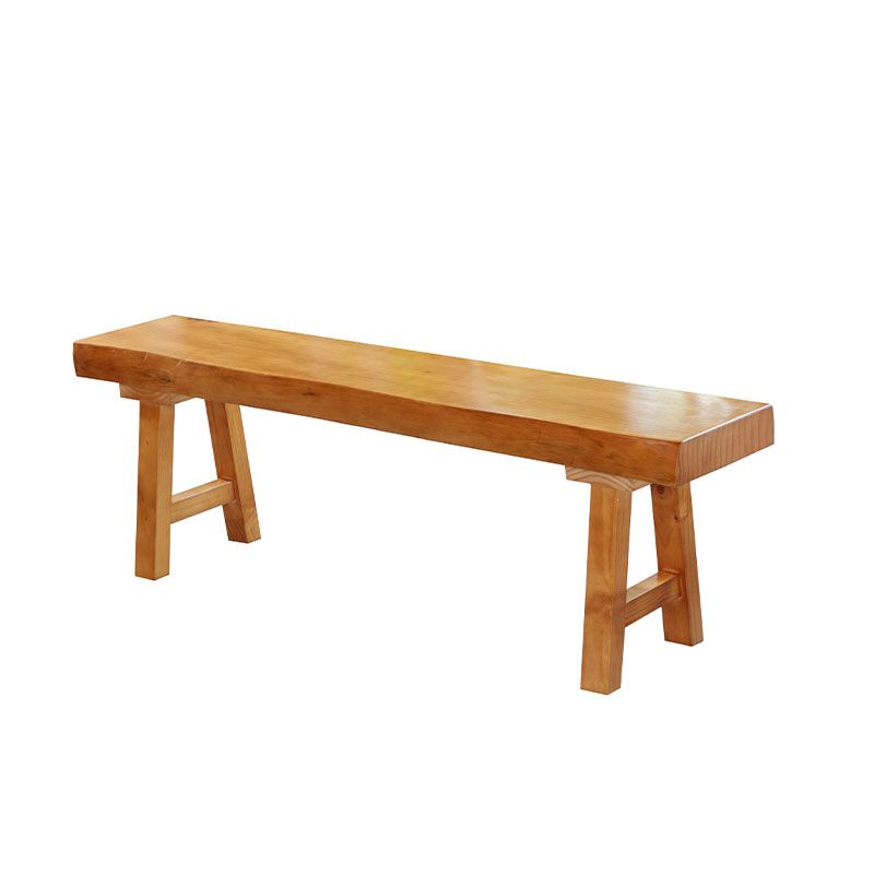 11.7-inch Width Modern Seating Bench Solid Wood Rectangle Bench