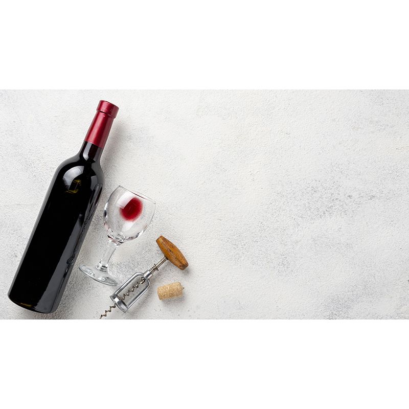 Wine Mural Wallpaper Modern Decorative Restaurant, Custom Size Available