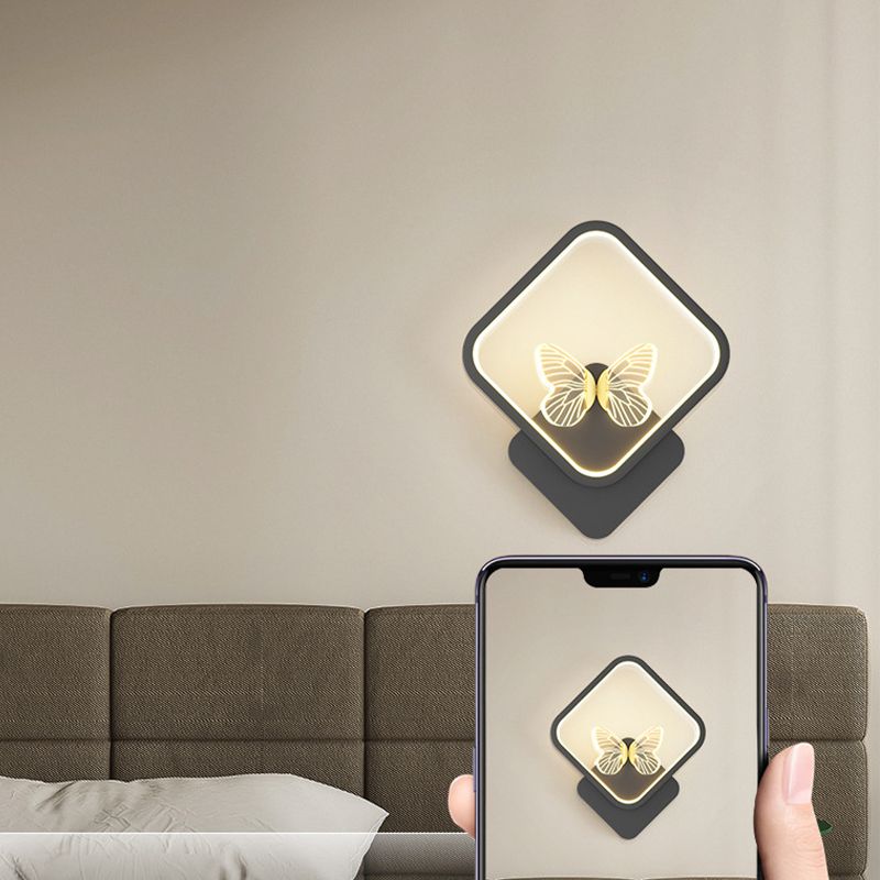 Nordic Style Iron Wall Light Geometry Shape Wall Lamp for Children's Room