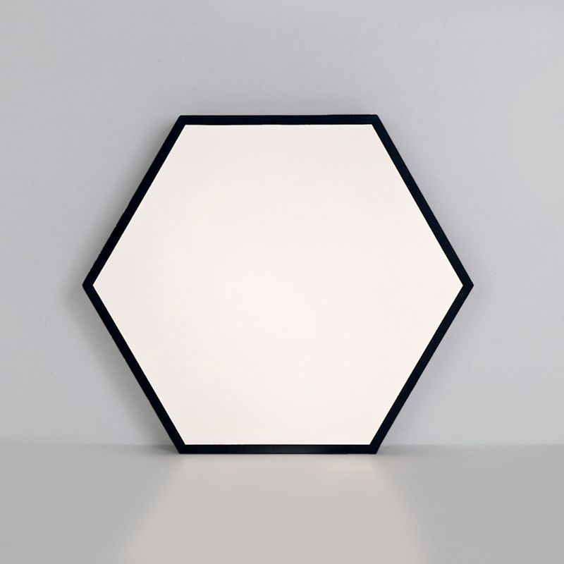 Hexagonal Flush Mount Light Fixture Modern Style Acrylic LED Flush Ceiling Light Fixture
