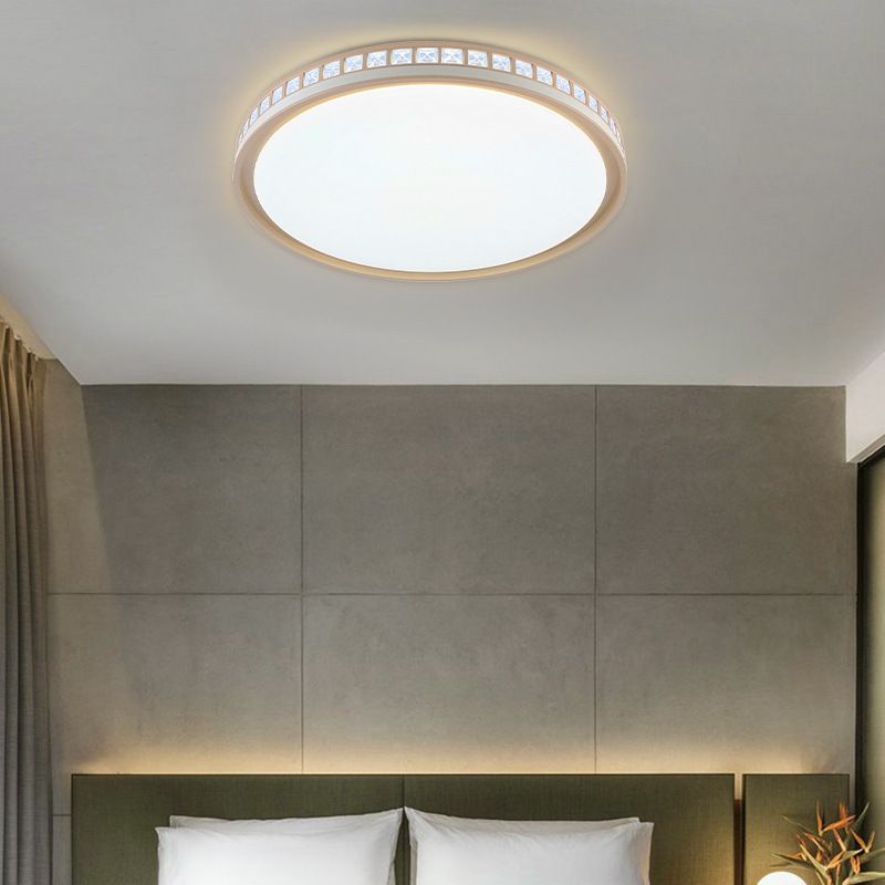 Iluminación de techo geométrica Luz de techo de montaje empotrado de cristal LED de estilo nórdico