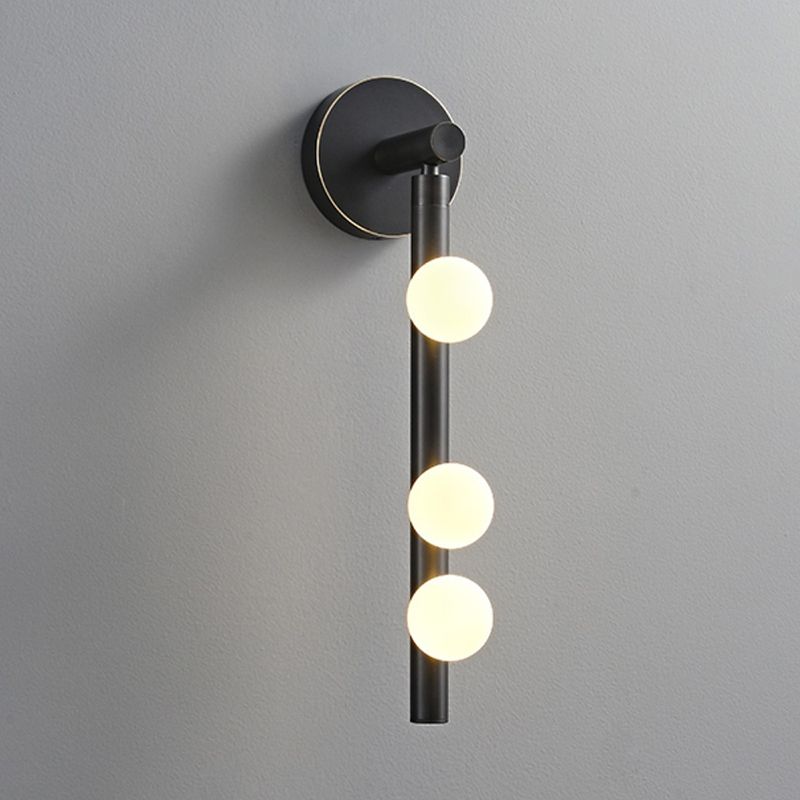 Nordic Style Vanity Light Globe Shape Glass Vanity Lamp for Shower Room