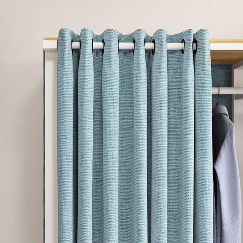 Modern Metal Frame Wardrobe Freestanding Wardrobe with Garment Rod for Bedroom