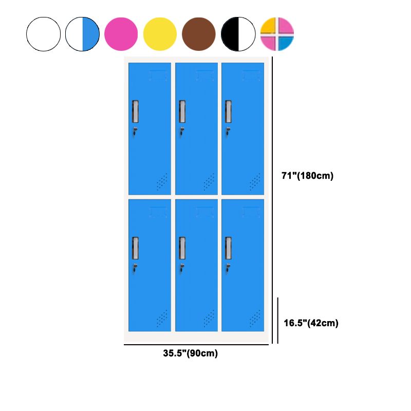 Metallic Finish Cabinet with Hinged Door Contemporary Storage Cabinet for Bathroom