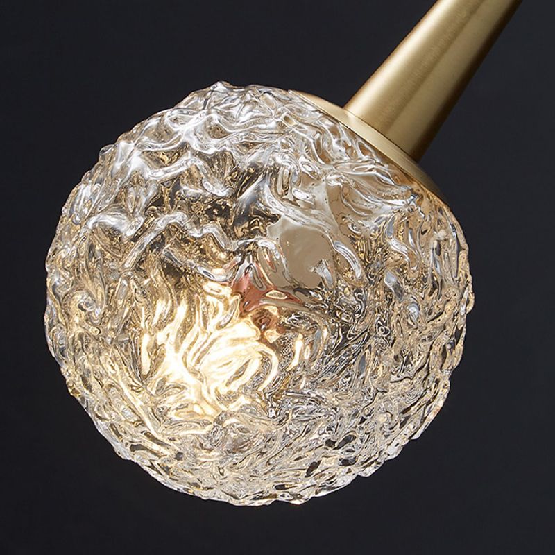 Modern Wall Light Sconce Creative Glass Wall Light Fixture for Bedroom