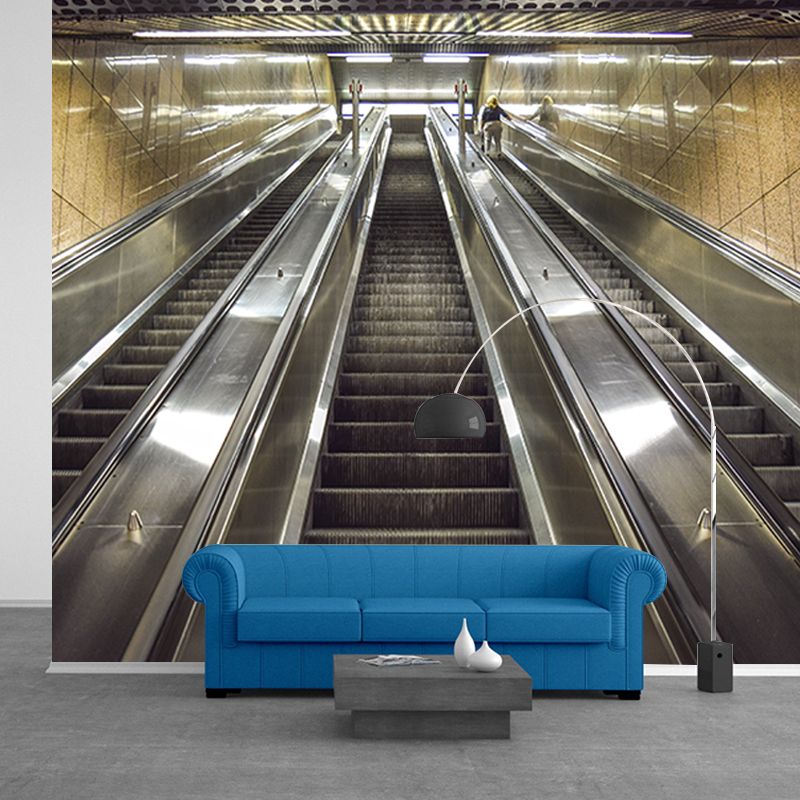 Modern Spatial Extension Wall Covering Stain-Resistant Wall Mural Decal for Bar Decor