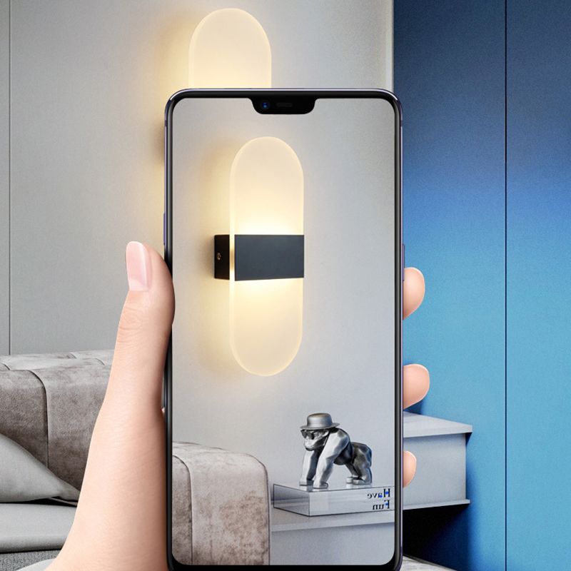 Modern Style Wall Mount Light LED Wall Light with Acrylic Shade for Living Room