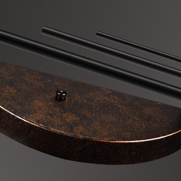 Lampada a ciondolo in legno in difficoltà di legno ristorante in legno vintage Luce sospesa