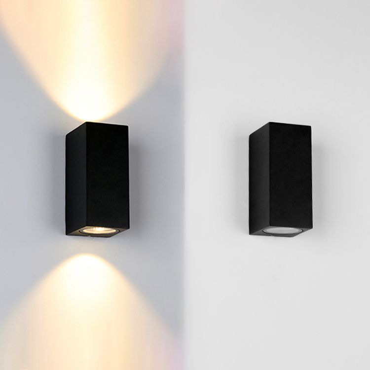 Lámpara de pared contemporánea doméstica arriba y abajo apliques de pared LED para el pasillo del porche