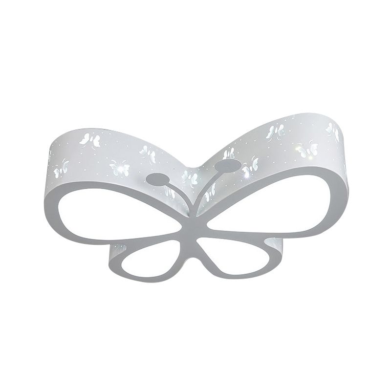 Kleuterschool Geëtst Vlinder Plafond Mount Licht Metaal Cartoon LED Flush Light Fixture