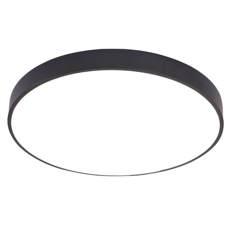 Éclairage de plafond nordique en métal d'appareil d'éclairage affleurant du couloir rond LED avec le diffuseur acrylique