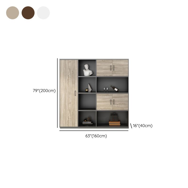 Storage Contemporary File Cabinet Engineered Wood Vertical Filing Cabinet
