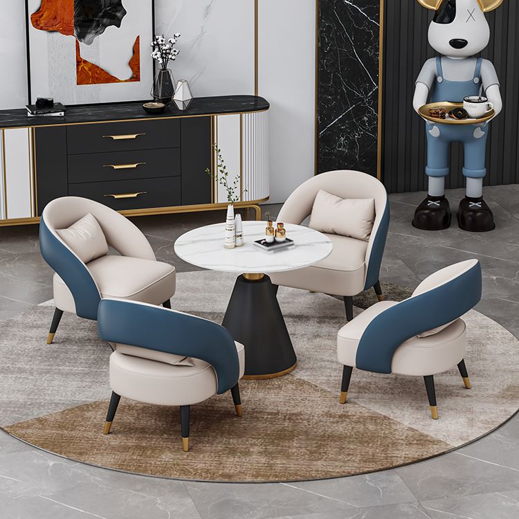 Stone Dining Site Table Contemporary Round Dining Table for Kitchen Home