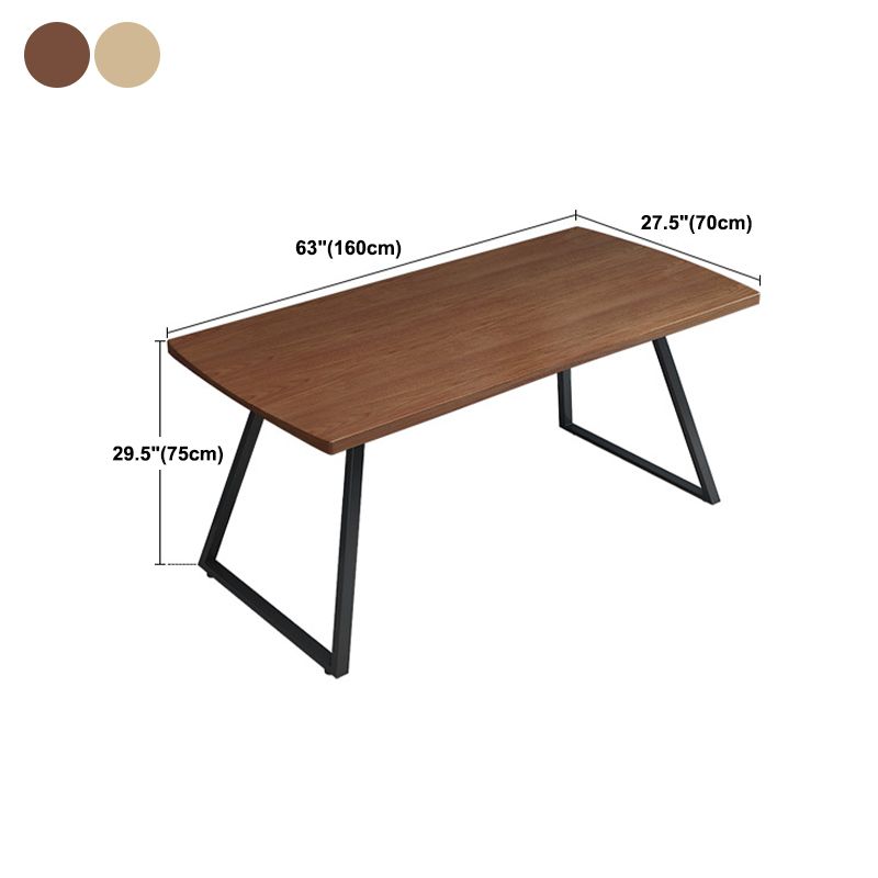 Industrial 1/2/3/5/7 Pieces Dining Set Rectangular Solid Wood Indoor Dinette Set