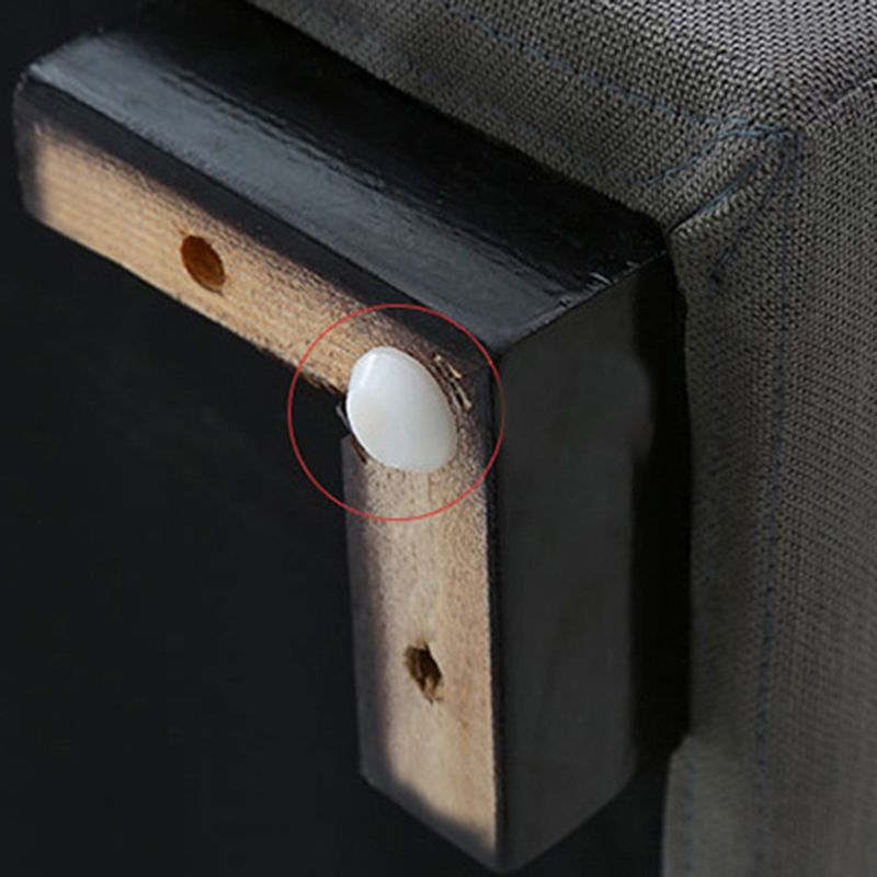 Assembled Settee Furniture Faux Leather and Fabric Bench Seating