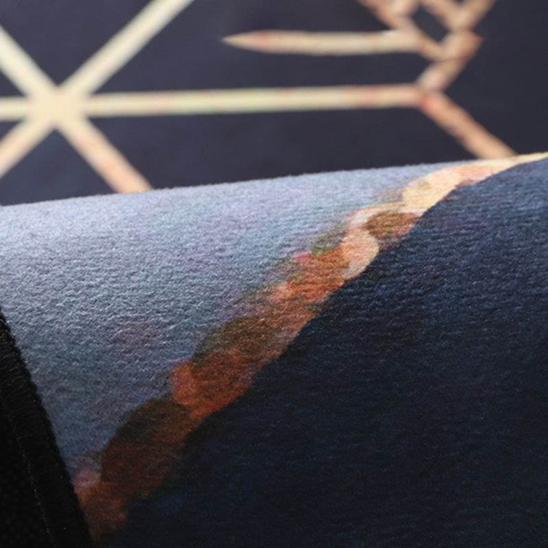 Simplicidad Área de impresión Rectángulo Alfombra alfombra alfombra de poliéster sin deslizamiento alfombra interior para sala de estar