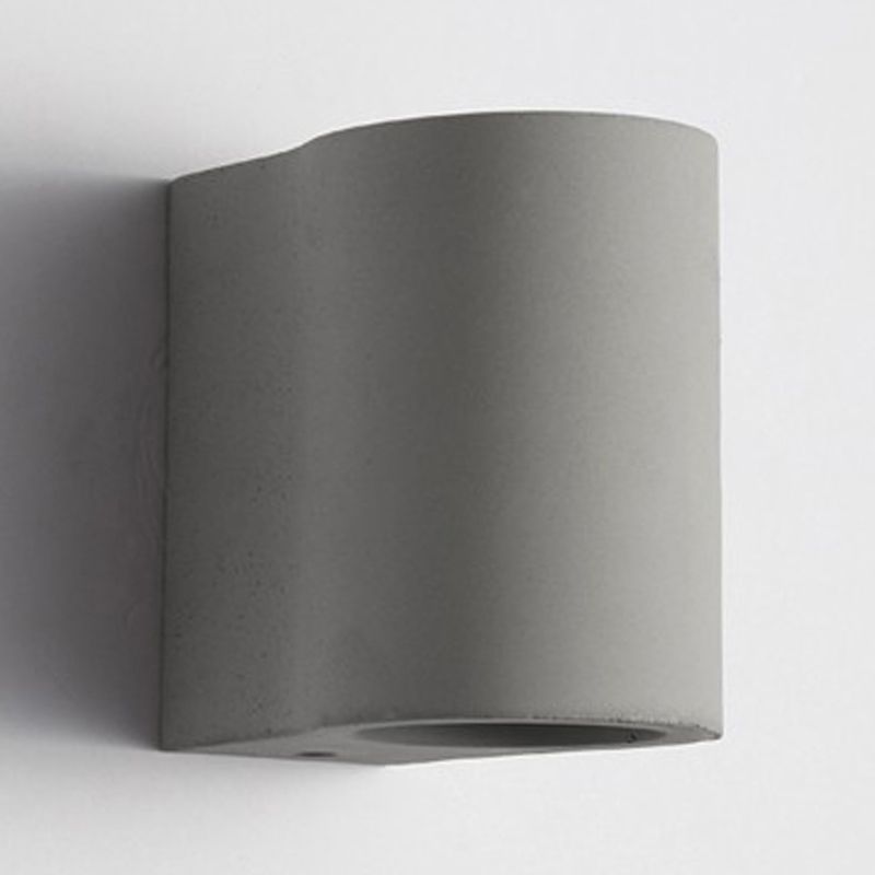 Modern Rectangular Sconce Light Fixture Cement 2-light Wall Sconces for Outdoor