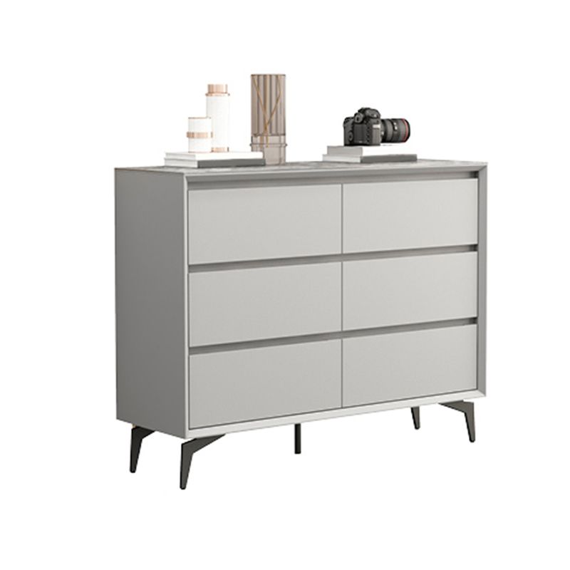 15.6-inch W Modern Storage Chest Stone Storage Chest Dresser with 3/6 Drawers