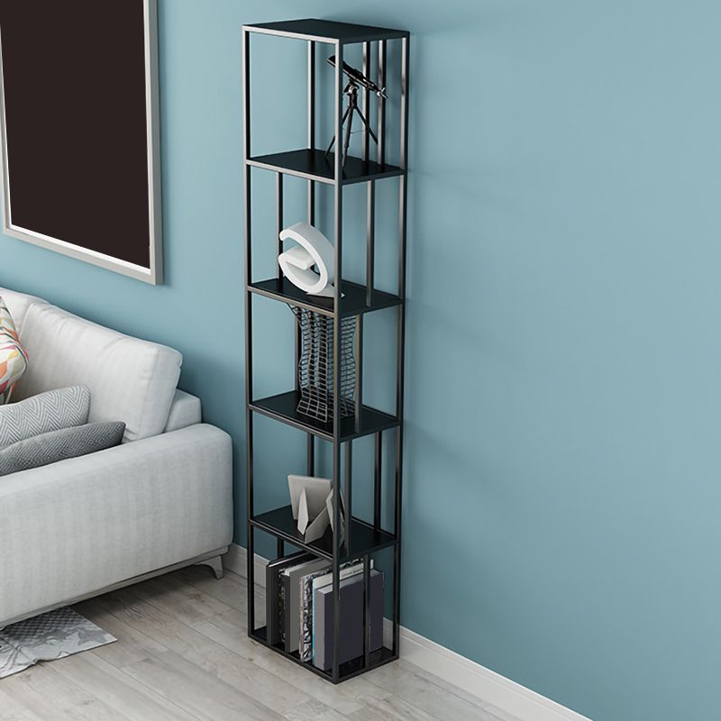 Glam Shelves Included Bookcase Standard Metal Open Back Bookshelf