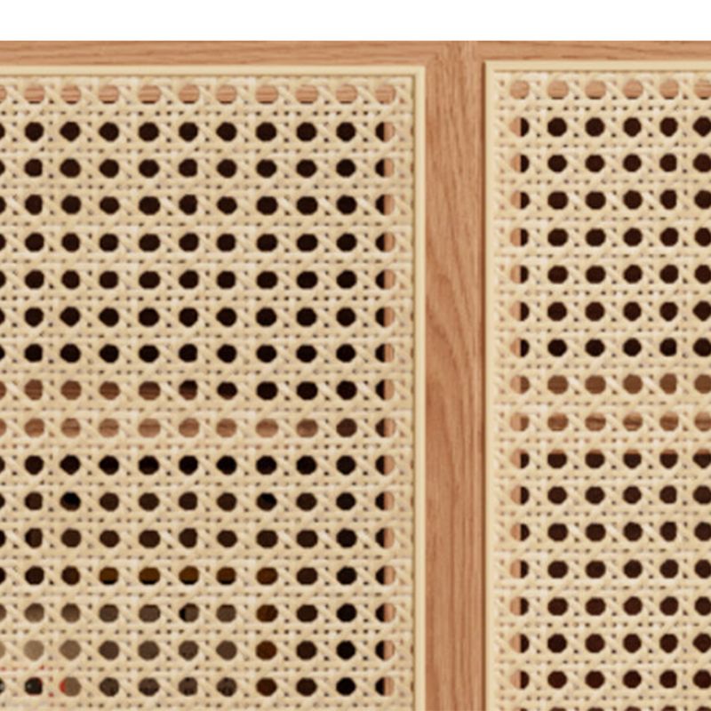 Contemporary 31.5"all Natural Wooden Cabinet, Rectangle Accent Cabinet with Drawers